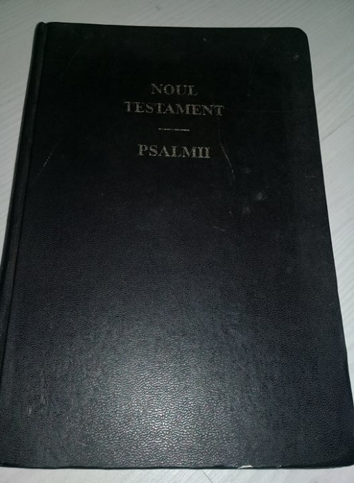 NOUL TESTAMENT-PSALMII,carte religioasa Vintage,interior stare FB