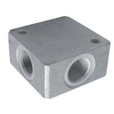 Placa distributie aer cu o intrare 1/4&quot; si 3 iesiri 1/4&quot; 21 bari MA0135.6