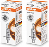 Cumpara ieftin Pachet 2 bec halogen H1 55 W Original, Osram, OSRAM&reg;