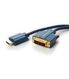 Cablu Profesional 1m HDMI - DVI 24+1 Ultra HD 4K 60Hz cupru AWG30