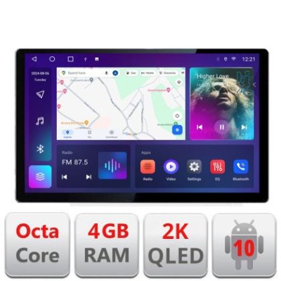 Navigatie dedicata Skoda Fabia 2015- N-541 Edonav ecran 13&amp;quot; 2K 8 si 128 Android Waze USB Navigatie 4G 360 Toslink Youtube Radio KI CarStore Technology foto