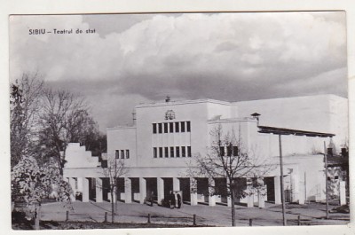 bnk cp Sibiu - Teatrul de stat - necirculata foto