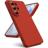 Husa Soft Touch, slim, ALC Mobile, anti soc, compatibila cu Samsung Galaxy S26 Ultra, Rosu Tpu