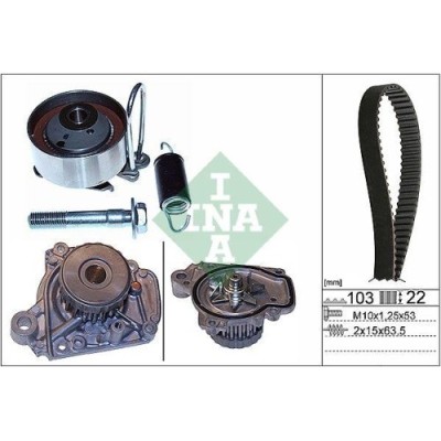 Kit distributie + Pompa apa Honda Civic 7 Hatchback (Eu, Civic 7 Sedan (Es, 1.4 i (EP1, EU7), 1.4 iS (EP1, EU5, EU7), 1.4 (ES4), INA foto