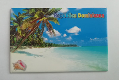 M3 C1 - Magnet frigider - tematica turism - Republica Dominicana 1 foto