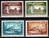 Portugalia 1956, Mi #850-853**, cai ferate, tren locomotiva, MNH, cota 120 &euro;!, Transporturi, Nestampilat