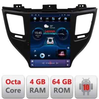 Navigatie Hyundai Tucson 2015-2020 tip tesla radio gps internet 8 Core 4+64 360 4G carplay android auto kit-tesla-546+EDT-E CarStore Technology foto