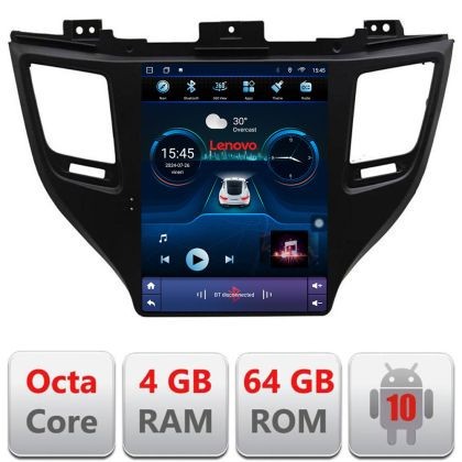 Navigatie Hyundai Tucson 2015-2020 tip tesla radio gps internet 8 Core 4+64 360 4G carplay android auto kit-tesla-546+EDT-E CarStore Technology