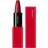 Shiseido Makeup Technosatin gel lipstick ruj satinat culoare 411 Scarlet Cluster 4 g