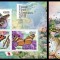 COMORE 2011- Fluturi (2) / set complet MNH ( bloc+colita)