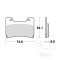 MBS Placute frana sinter Yamaha FZR 600 RN Genesis 4MH2 4MH 4MH-005101 - 1995 TRW MCB622SV, Cod Produs: 7873383MA