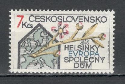 Cehoslovacia.1990 15 ani Conferinta ptr. securitate si cooperare XC.604