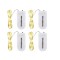 Set 4 instalatii LED The Unicorn Work, 3 m, 30 micro leduri, IP65, auriu, alb