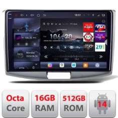 Navigatie VW Passat 2009-2014 Edotec Kit-267 8 core QLED 2K 16+512 360 Android Waze USB Navigatie Internet Youtube Radio CarStore Technology