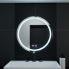 Oglinda LED Rotunda, 60cm, Sfera Touch, Sistem Dezaburire, Dimabila ModernLight Concept