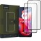 Folie de protectie Ecran HOFI Glass PRO+ pentru Motorola Moto G24 Power / G04 / G24 / E14, Sticla Securizata, Full Glue, Set 2 bucati, 2.5D, Neagra