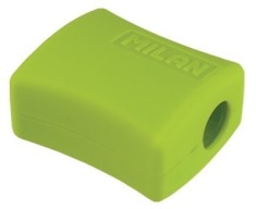 Ascutitoare plastic dubla cu container Double Milan foto