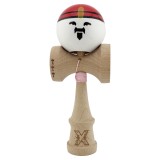 Jucarie de indemanare din lemn, Kendama X, Flippy, Rege, Super Sticky Legendary, Big Cups V2, 18 cm, Maro