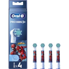 Rezerve periuta de dinti electrica pentru copii ORAL-B Pro Kids Spiderman, 4 buc