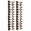 VidaXL Suporturi vin montate pe perete, 12 sticle, 2 buc, negru, fier 282467