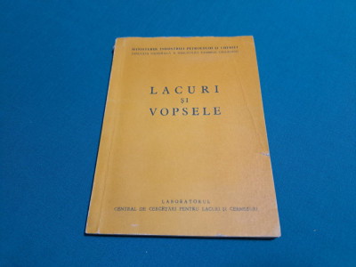 LACURI ȘI VOPSELE *INDRUMĂTOR/ 1962 foto