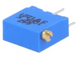 Trimer THT multitura 3/8", 100k&Omega;, vertical, IP67