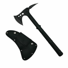 Topor Survivor DEPOX&reg;, Sting Fall, otel inoxidabil, negru, 39 cm, teaca inclusa