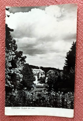 Govora. Vedere din parc - Circulata, 1961 foto