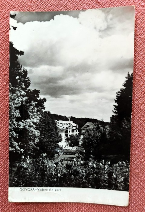 Govora. Vedere din parc - Circulata, 1961