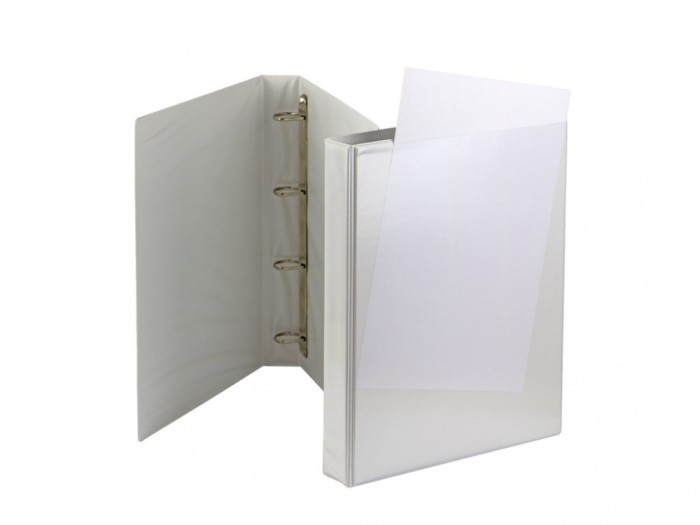 Caiet mecanic A4 cu buzunar 40 mm 4 inele