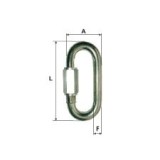 Cumpara ieftin Inel Zincat Pentru Legatura 6Mm / 26X59Mm