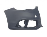 Parte laterala bara , colt lateral flaps fata dreapta Audi A1 (8x), 04.2010-01.2015, cu gaura pentru spalator, primer, 8X0807066AGRU, Rapid