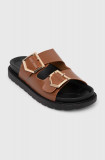 Cumpara ieftin Answear Lab papuci femei, culoarea maro, cu platforma