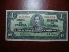 CANADA 1 DOLAR 1937