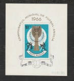 Romania 1966 - #628 Campionatul Mondial de Fotbal Anglia S/S 1v MNH, Nestampilat