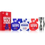 A.N.D. Beauty Wax Strips Brow benzi depilatoare cu ceara rece pentru spr&acirc;ncene 8 buc