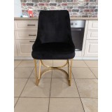 SCAUN MADISON 3 NEGRU CU AURIU