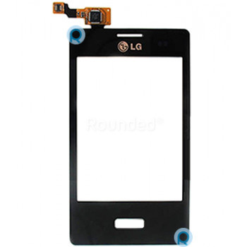 LG E400 Optimus L3 display touchscreen, digitizer piesa de schimb neagra LT320YF2A foto
