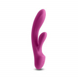 Vibrator Rabbit Obsession Bonnie, Roz Inchis, 19.5 cm, NS Toys