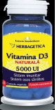 Vitamina d3 naturala 5000ui 30cps vegetale, Herbagetica