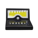 Set 4 Lampi Solare 54 LED cu Senzor Miscare, SH 090B, Gradina, Iluminat Exterior, Rezistente, Autonomie 9h
