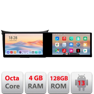 Navigatie Hyundai I30 2011-2016 Edotec 2 ecrane 8 core 4+128 21.6 inch Incell android Wifi 5Ghz gps internet CarStore Technology foto