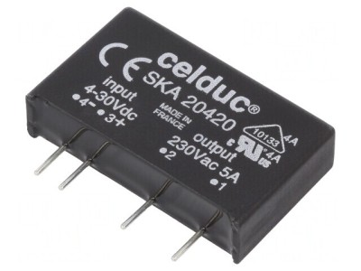 Releu Semiconductor SPST-NO 4-30VDC 5A 12-275VAC foto