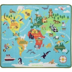 Covor de joaca Harta Lumii Melissa &amp;amp; Doug foto