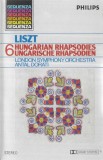 Franz Liszt &ndash; London Symphony Orchestra, Antal Dorati - 6 Hungarian Rhapsodies, Caseta audio