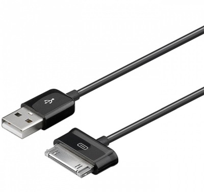 Cablu de date Samsung Galaxy P1000, Black, AM+ foto