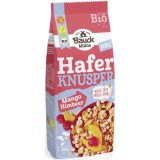 Musli crocant cu ovaz mango si zmeura fara gluten, eco