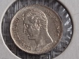 1/4 franc 1827 A, Charles X, Franta, argint