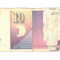 Bancnota Macedonia 10 denari 2011, circulata, stare relativ buna