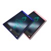 Pachet 2 tablete de scris si desenat, ecran LCD pentru copii, pe baza de bateri , roz si albastra, Dactylion